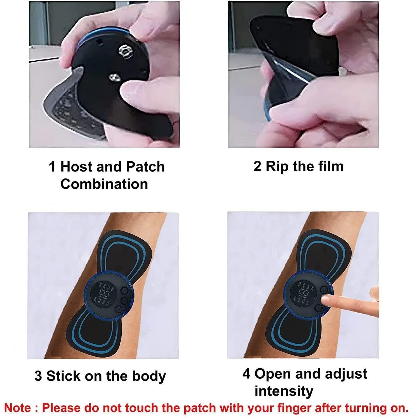 Portable Rechargeable Full Body Massager for Pain Relief (COD Available)