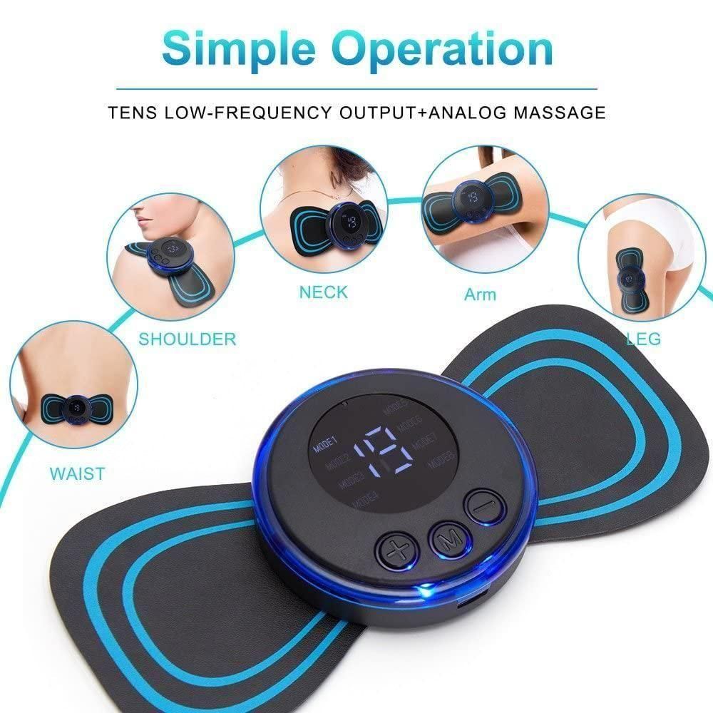 Portable Rechargeable Full Body Massager for Pain Relief (COD Available)