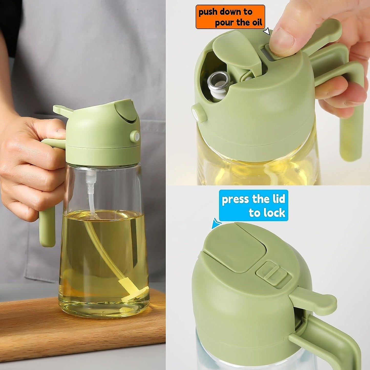 2-in-1 Portable Sprayer Oil Dispenser 🌟🧴