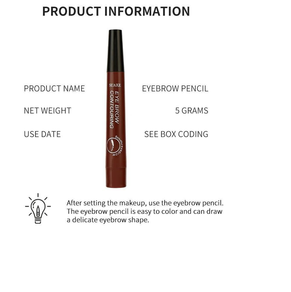 3D Waterproof Microblading Eyebrow Pen | Combo Offer - Black + Brown