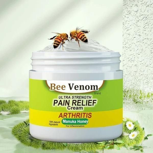 30 DAY MONEY BACK OFFER!! #1 Bee Venom Pain Relief Cream Buy 1 Get 1 Free! ⭐⭐⭐⭐⭐(9,286 Ratings)