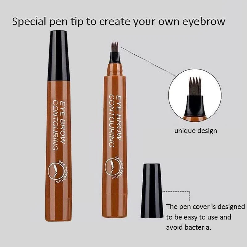 3D Waterproof Microblading Eyebrow Pen | Combo Offer - Black + Brown