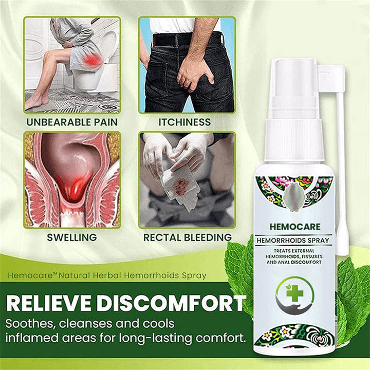 Herbal Piles - Hemorrhoids Relief Spray 50% OFF Buy 1 Get 1 Free! ⭐⭐⭐⭐⭐(9,286 Ratings)